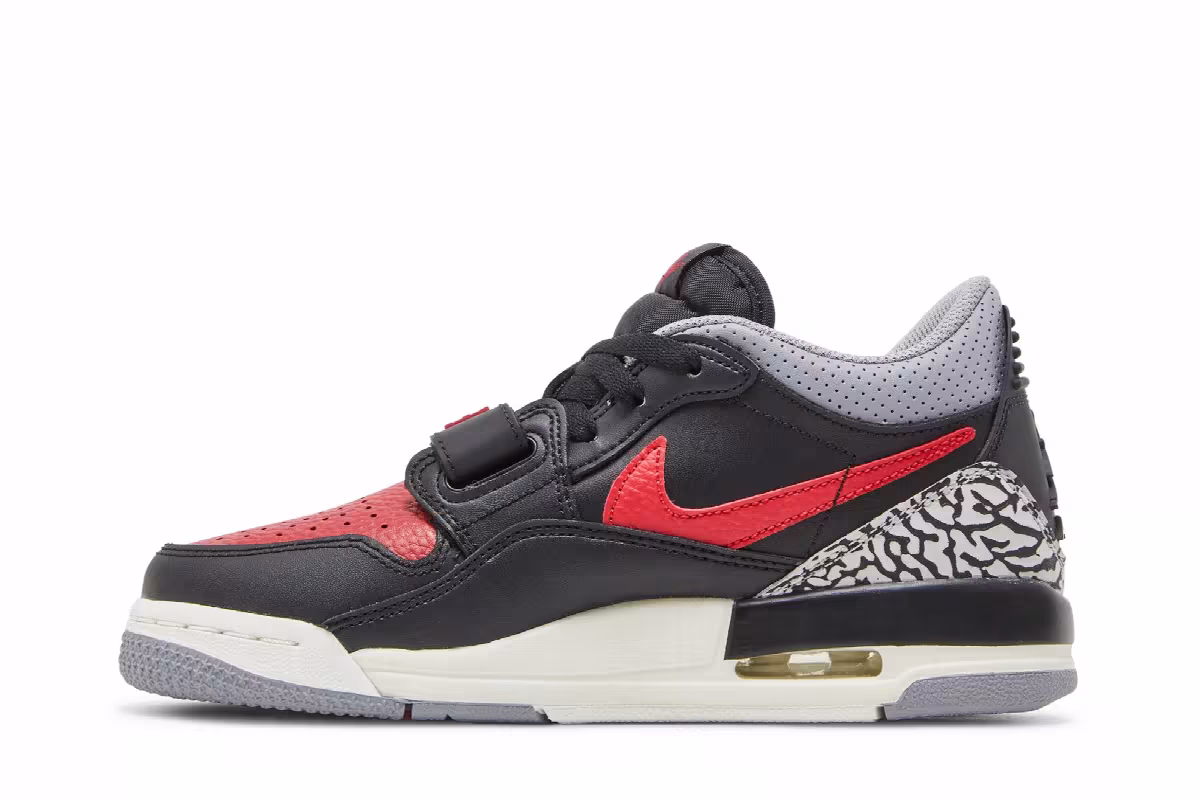 Air Jordan Legacy 312 Low GS Bred Cement, view 4