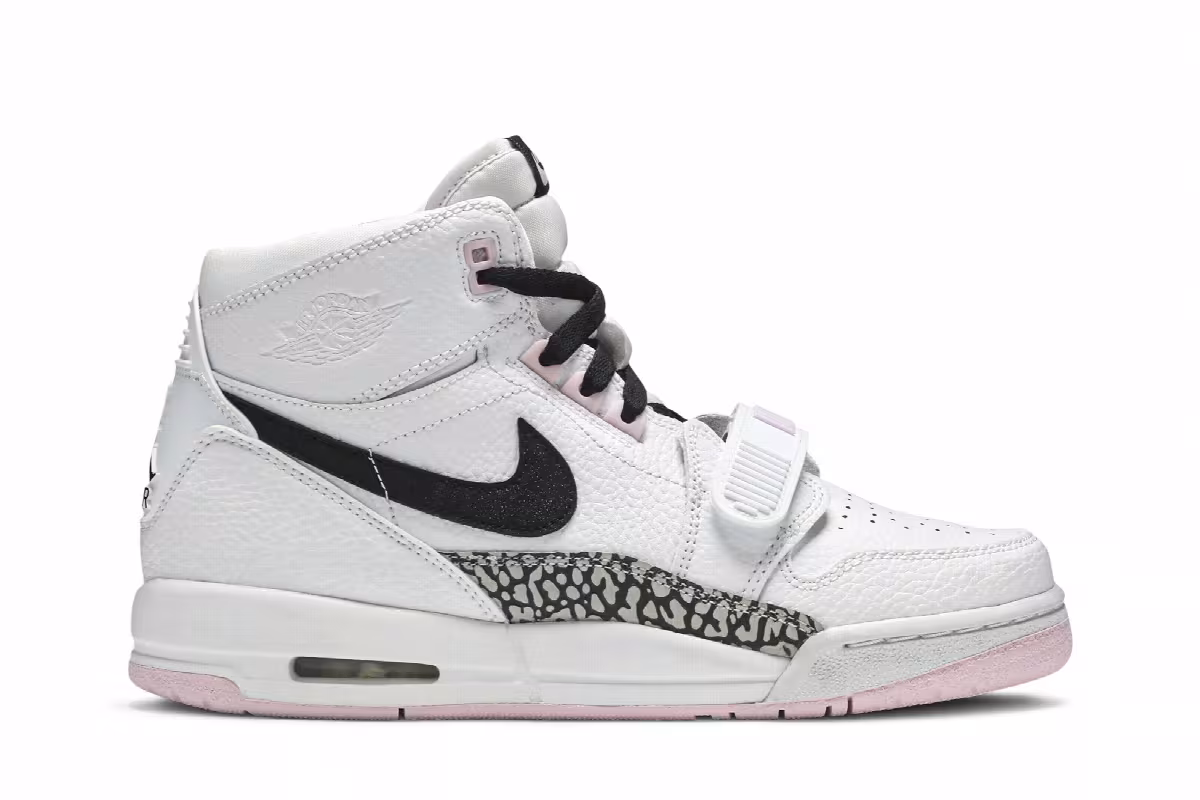Air Jordan Legacy 312 GS White Black Pink Foam, view 2