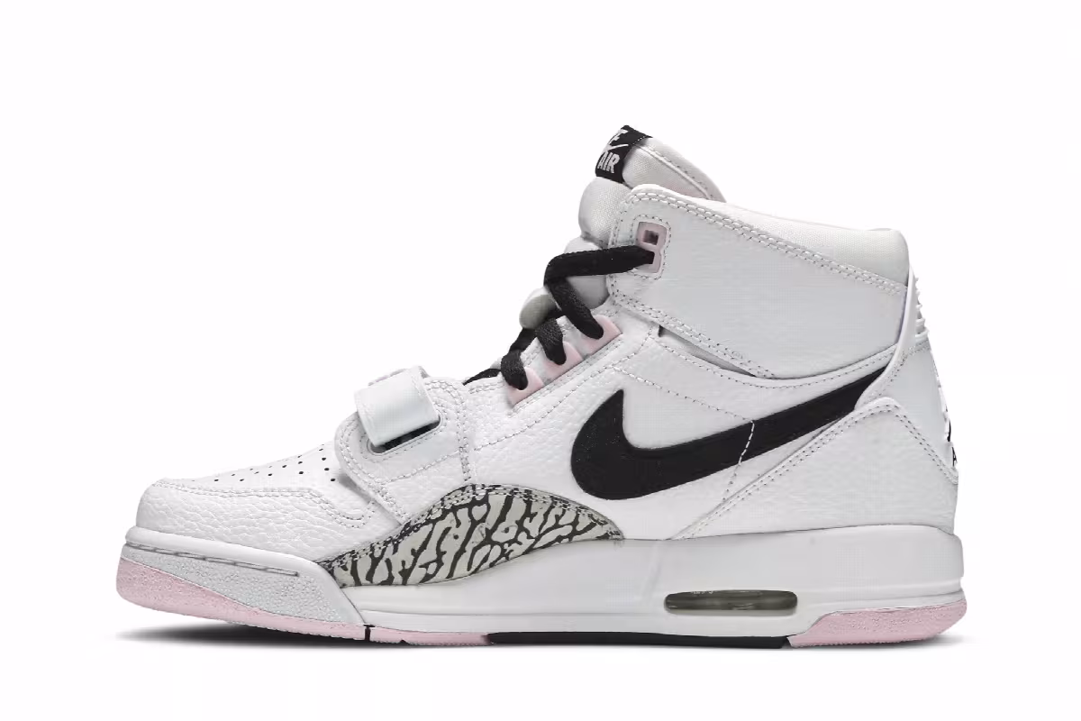Air Jordan Legacy 312 GS White Black Pink Foam, view 4