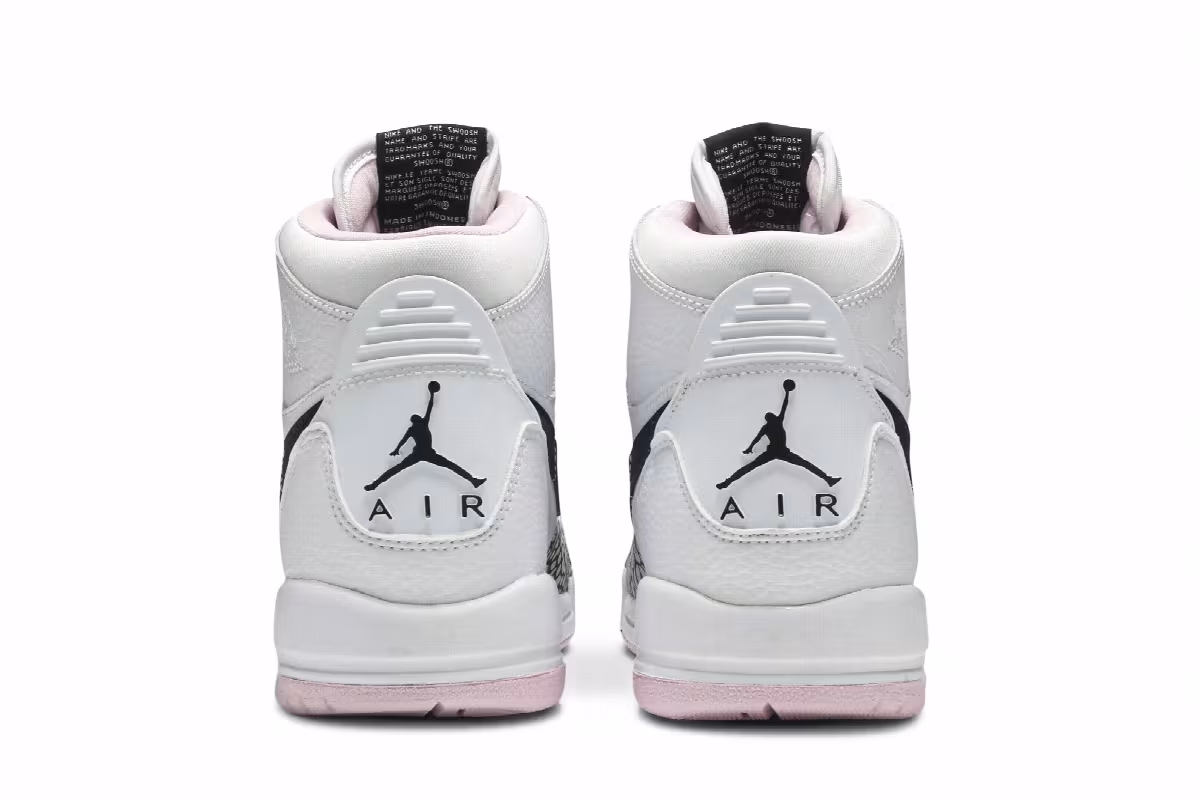 Air Jordan Legacy 312 GS White Black Pink Foam, view 7