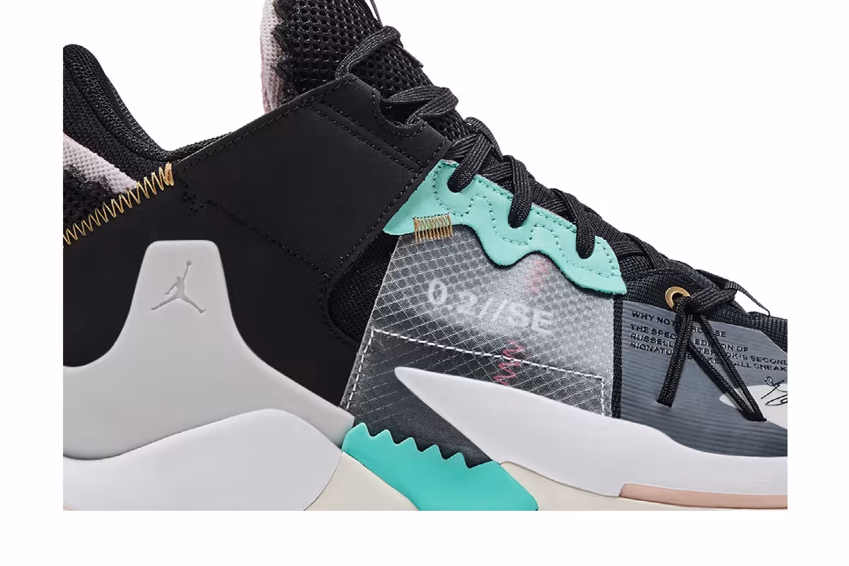 Air Jordan Why Not Zer0.2 SE Black, view 3