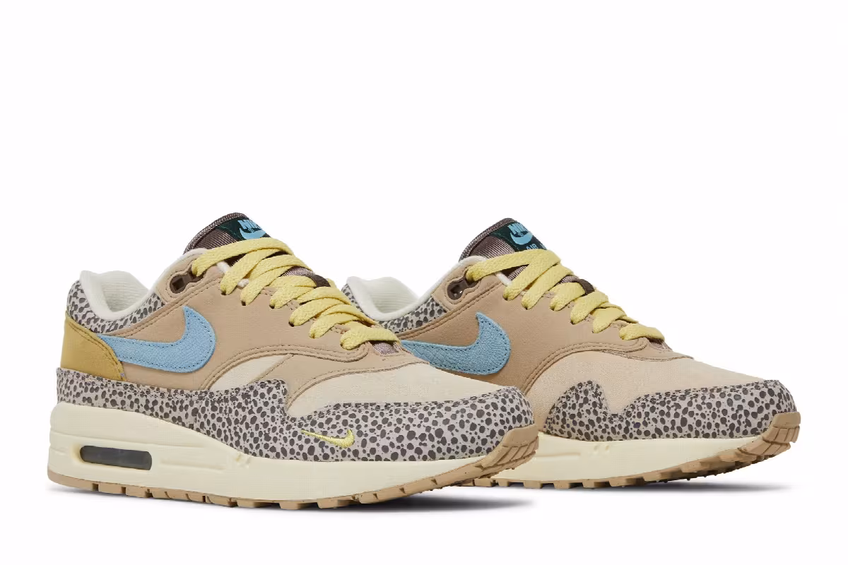 Nike Women's Air Max 1 Safari - Cobblestone, view 9