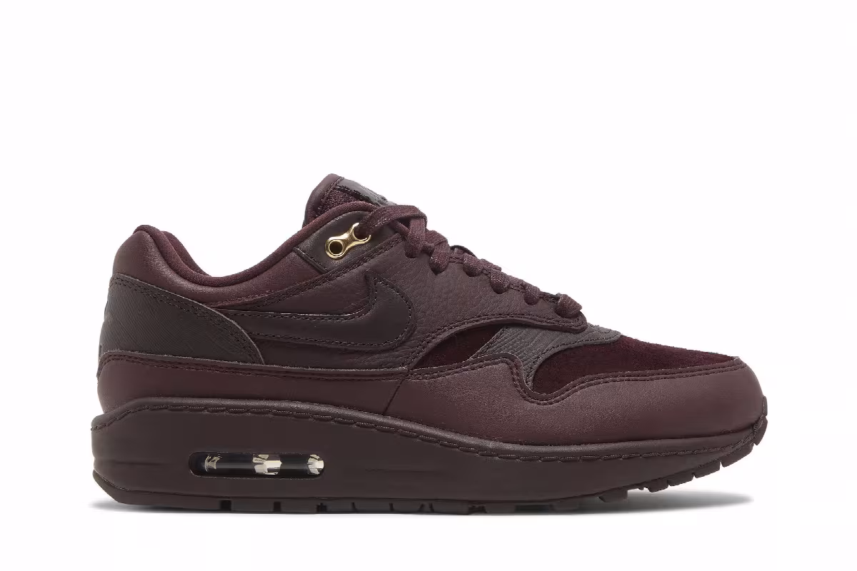 Nike Women's Air Max 1 Burgundy Crush, view 2