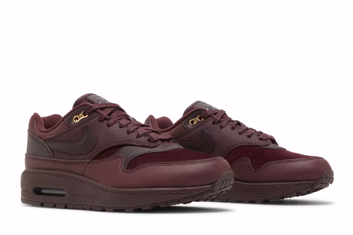Nike Women's Air Max 1 Burgundy Crush, view 9