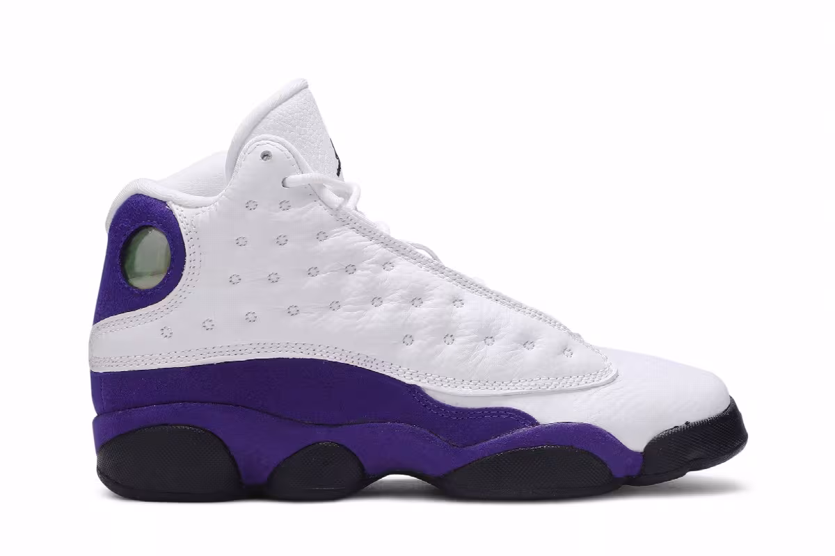 Air Jordan 13 GS Lakers, view 2