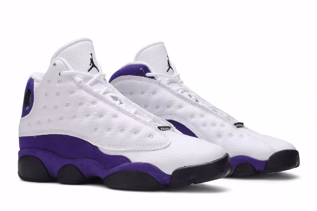 Air Jordan 13 GS Lakers, view 9