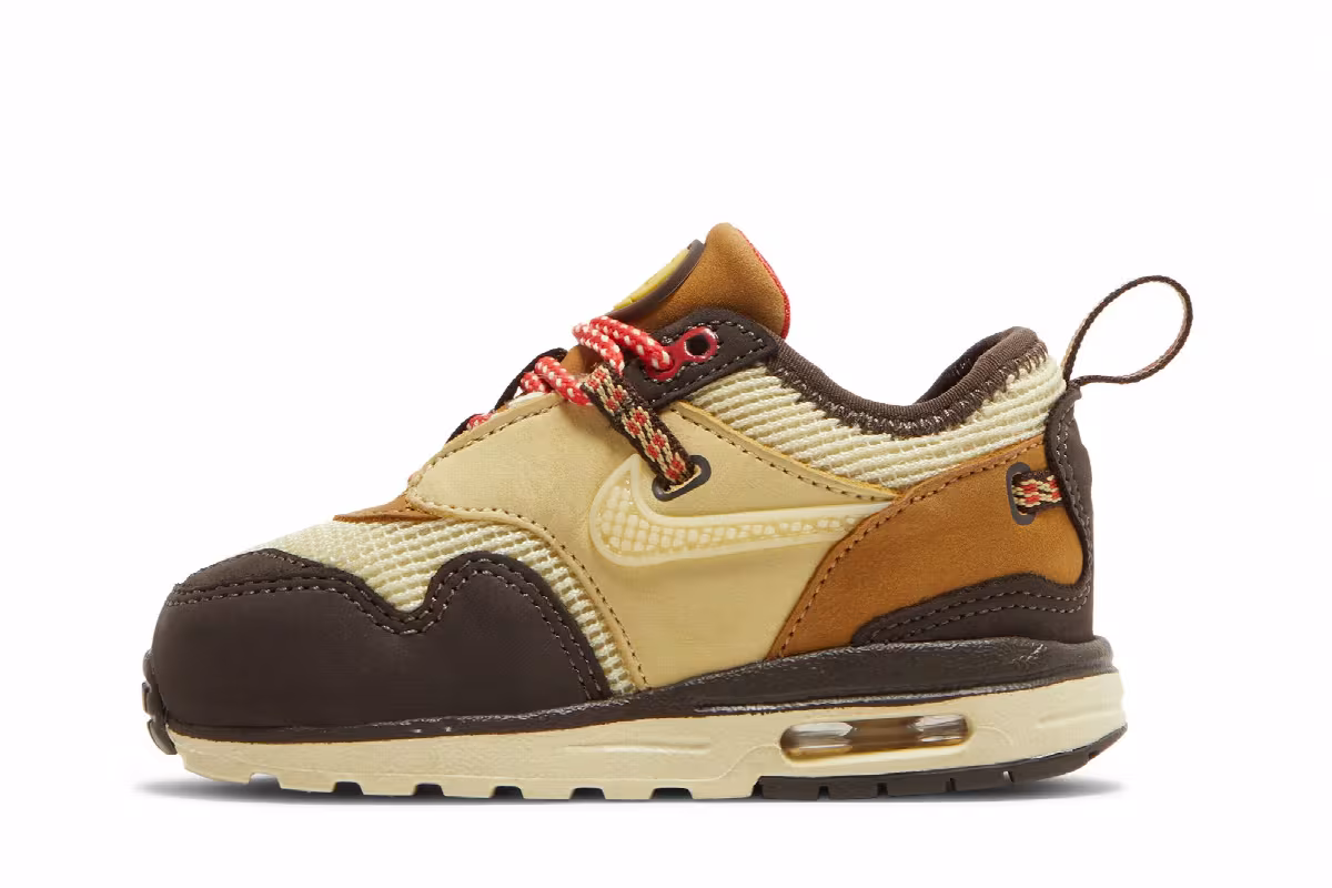 Travis Scott x Nike Air Max 1 TD Baroque Brown, view 4