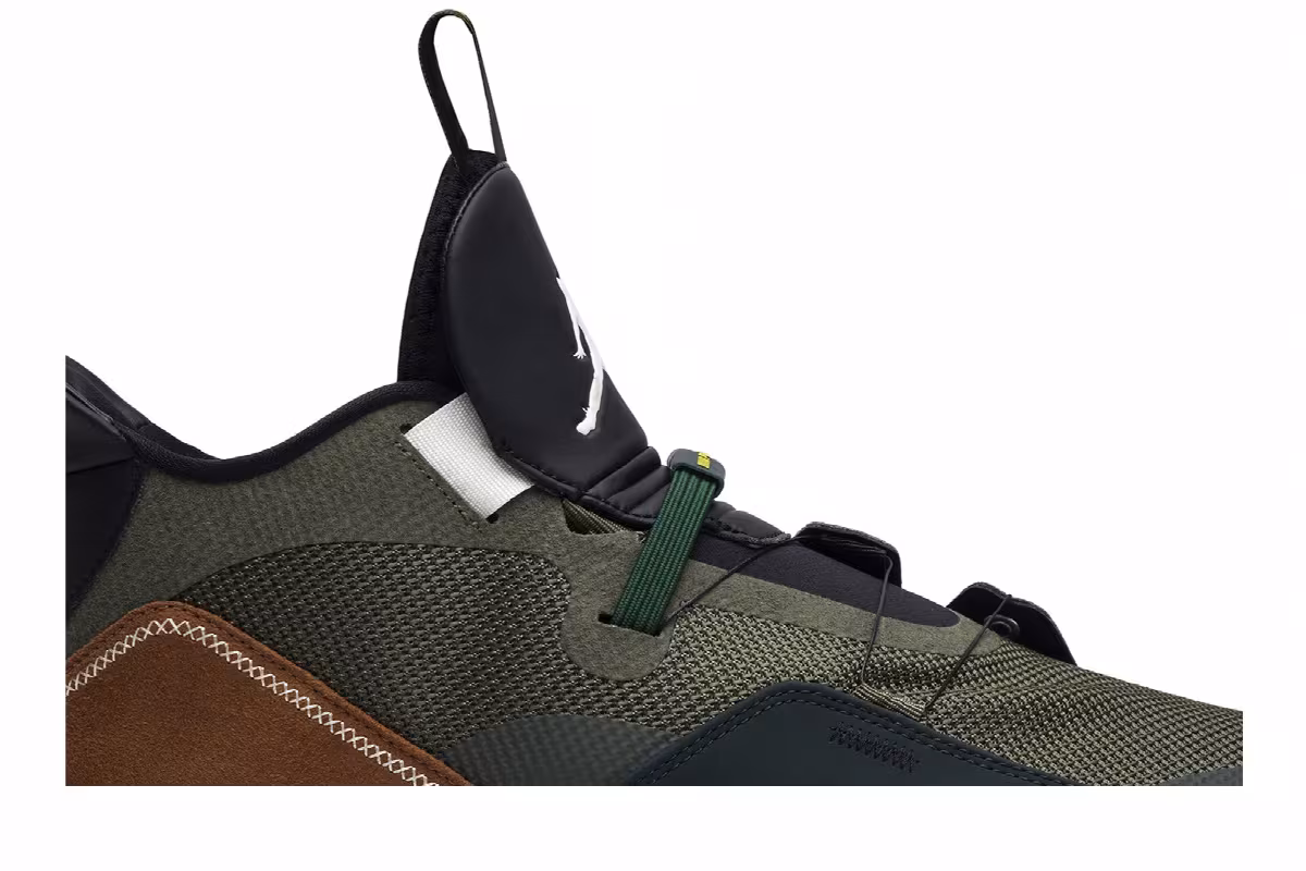 Travis Scott x Air Jordan 33 NRG Army Olive, view 3