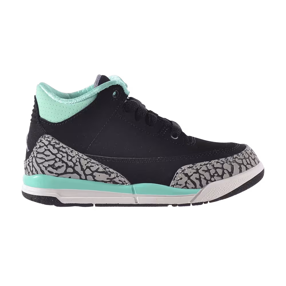Air Jordan 3 GP Black Purple Turquoise