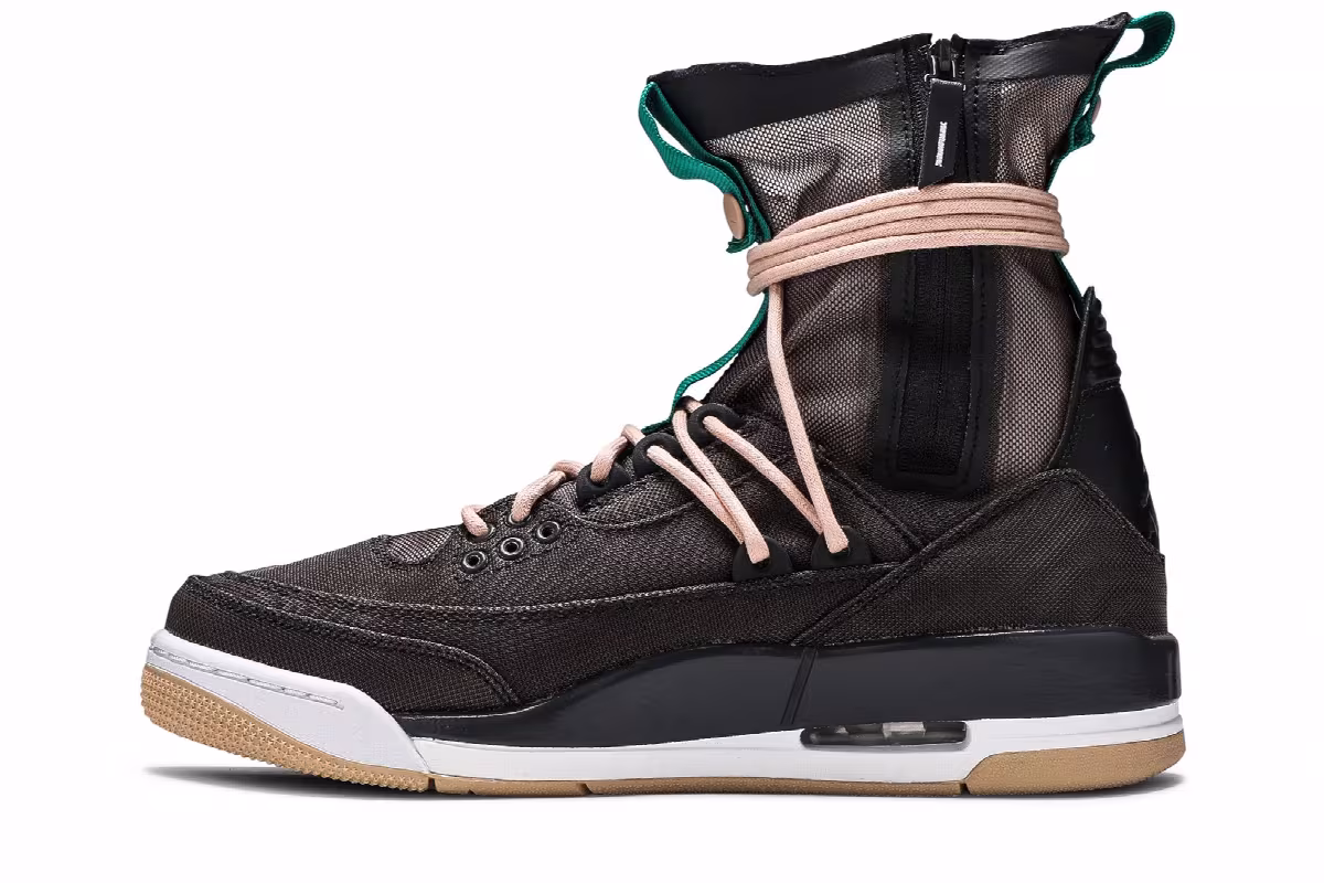 Women's Air Jordan 3 RTR Explorer Lite XX Anthracite Green, view 4