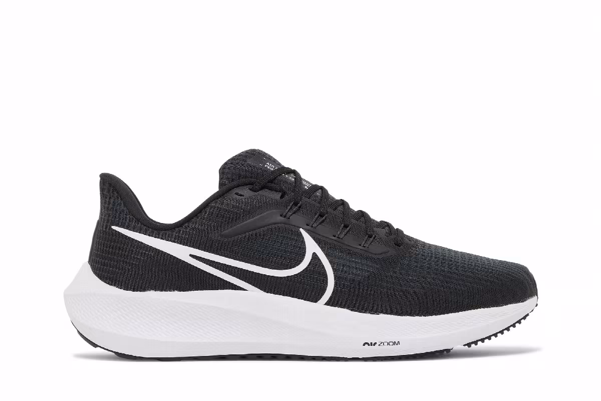Nike Men's Air Zoom Pegasus 39 Black Dark Smoke Grey, view 2