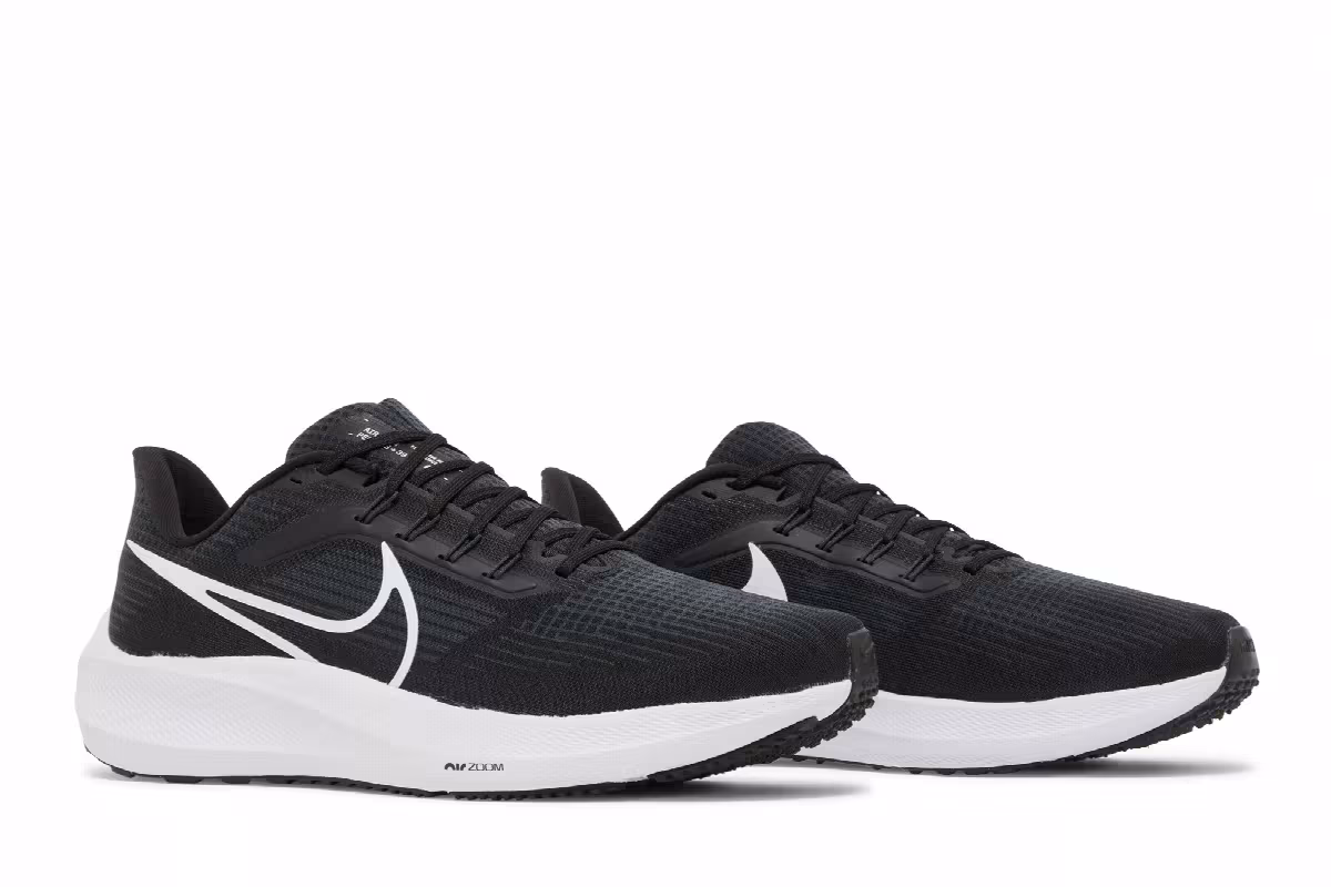 Nike Men's Air Zoom Pegasus 39 Black Dark Smoke Grey, view 9