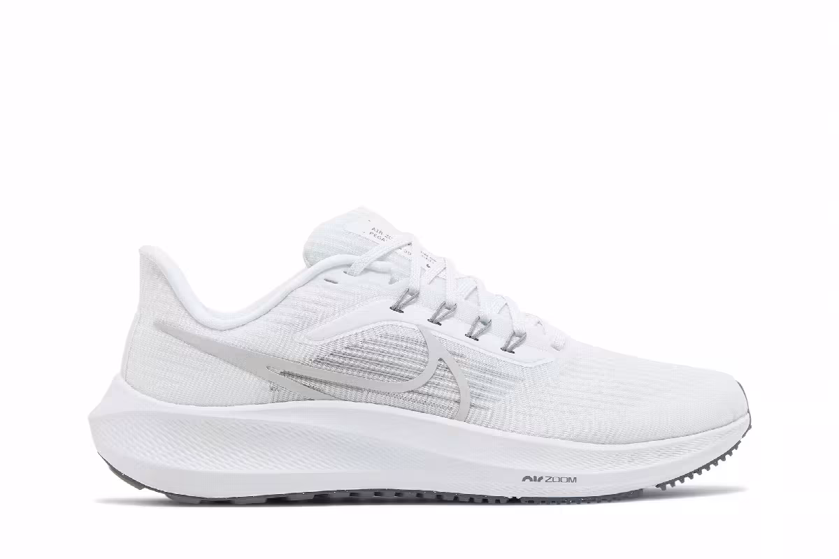 Nike Air Zoom Pegasus 39 White Grey Fog, view 2