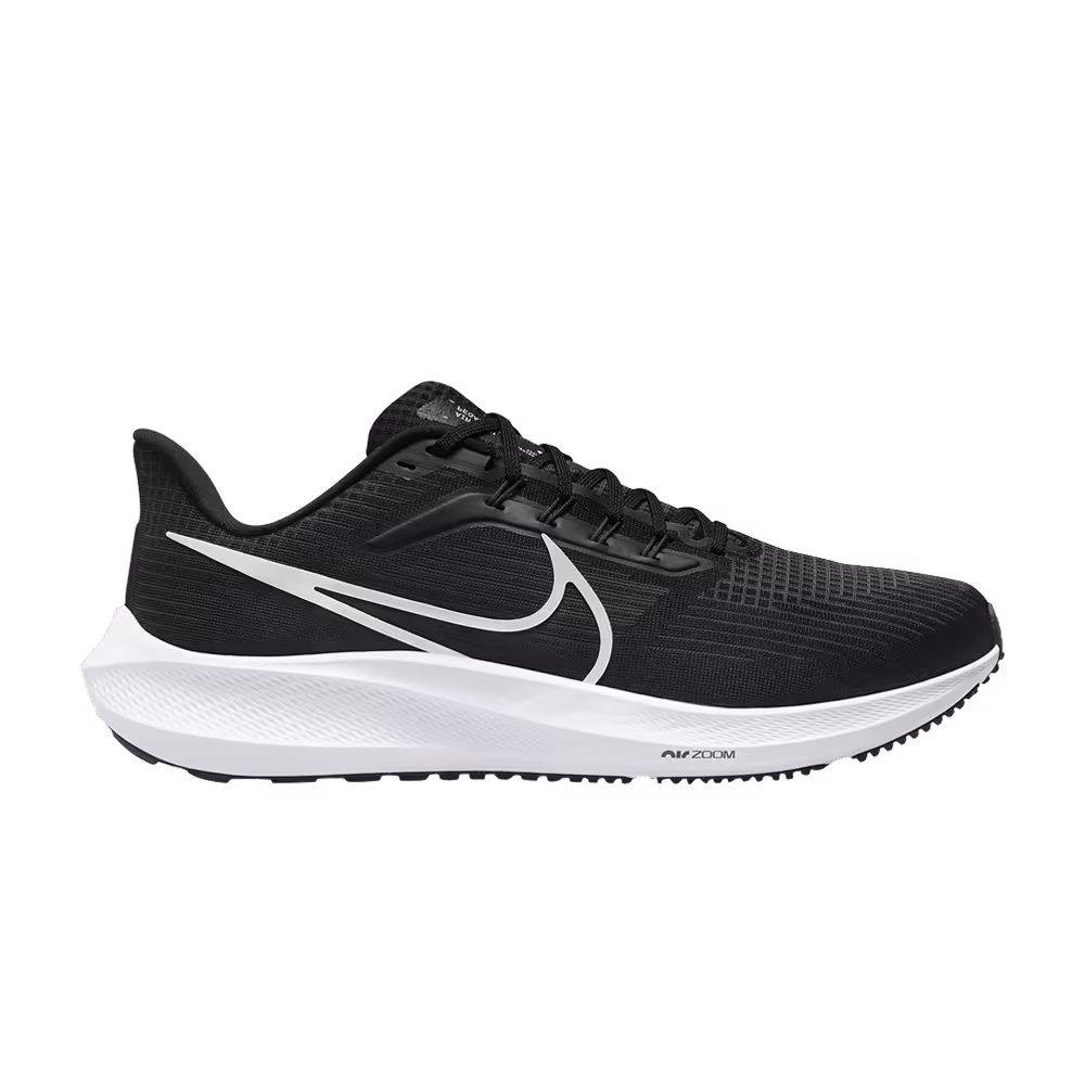 Nike Air Zoom Pegasus 39 Extra Wide Black Dark Smoke Grey