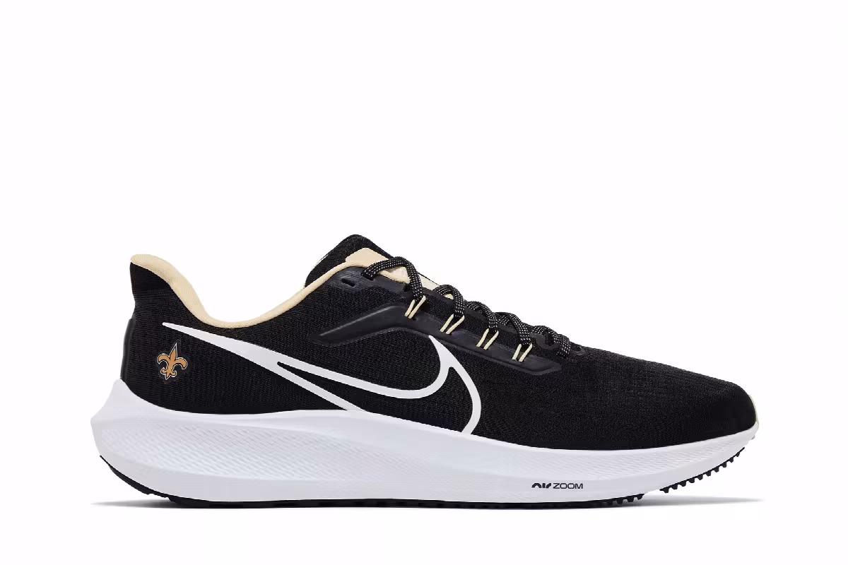 NFL x Nike Air Zoom Pegasus 39 New Orleans Saints, view 2