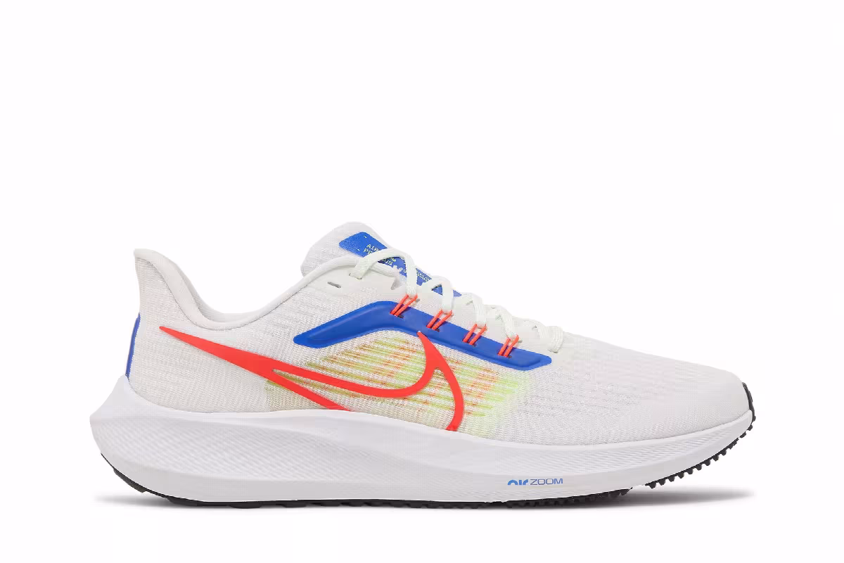Nike Air Zoom Pegasus 39 White Racer Blue Crimson, view 2