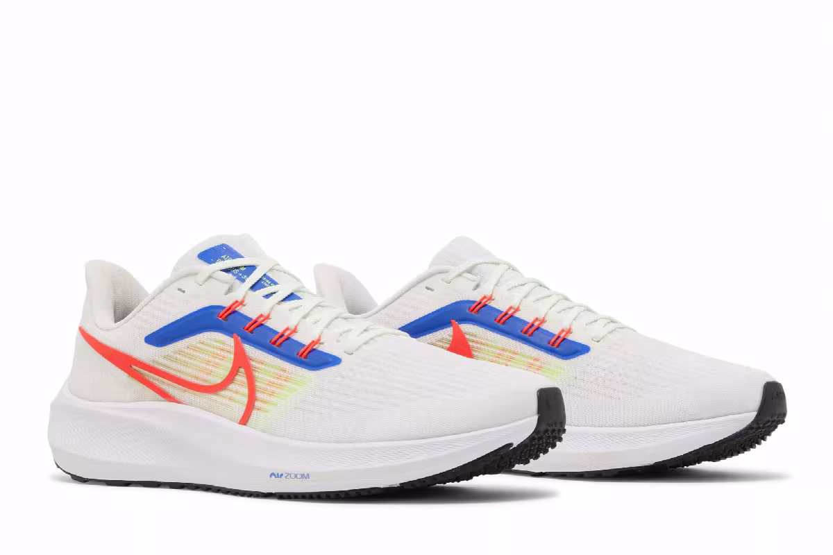 Nike Air Zoom Pegasus 39 White Racer Blue Crimson, view 9