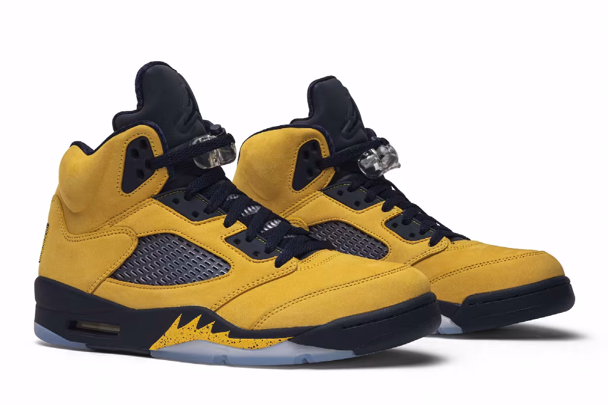 Air Jordan 5 SP Michigan, view 9