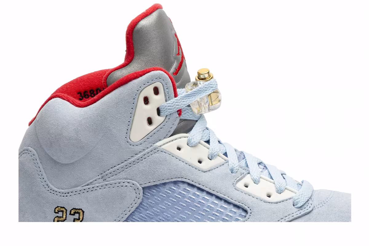 Trophy Room x Air Jordan 5 Ice Blue, view 3