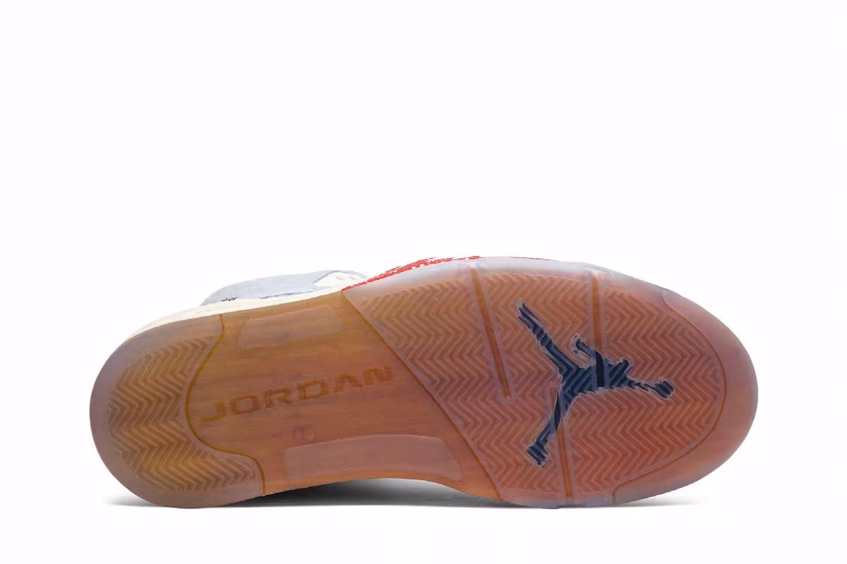 Trophy Room x Air Jordan 5 Ice Blue, view 5
