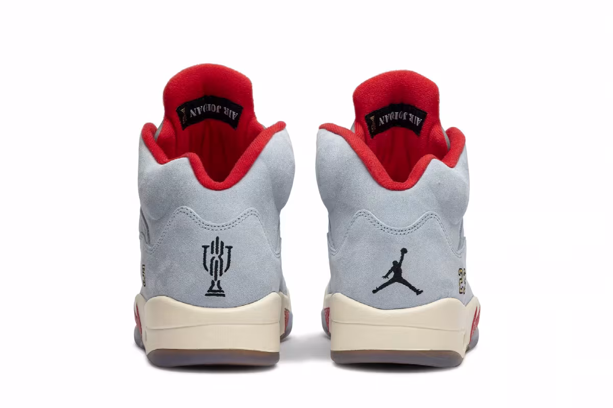 Trophy Room x Air Jordan 5 Ice Blue, view 7