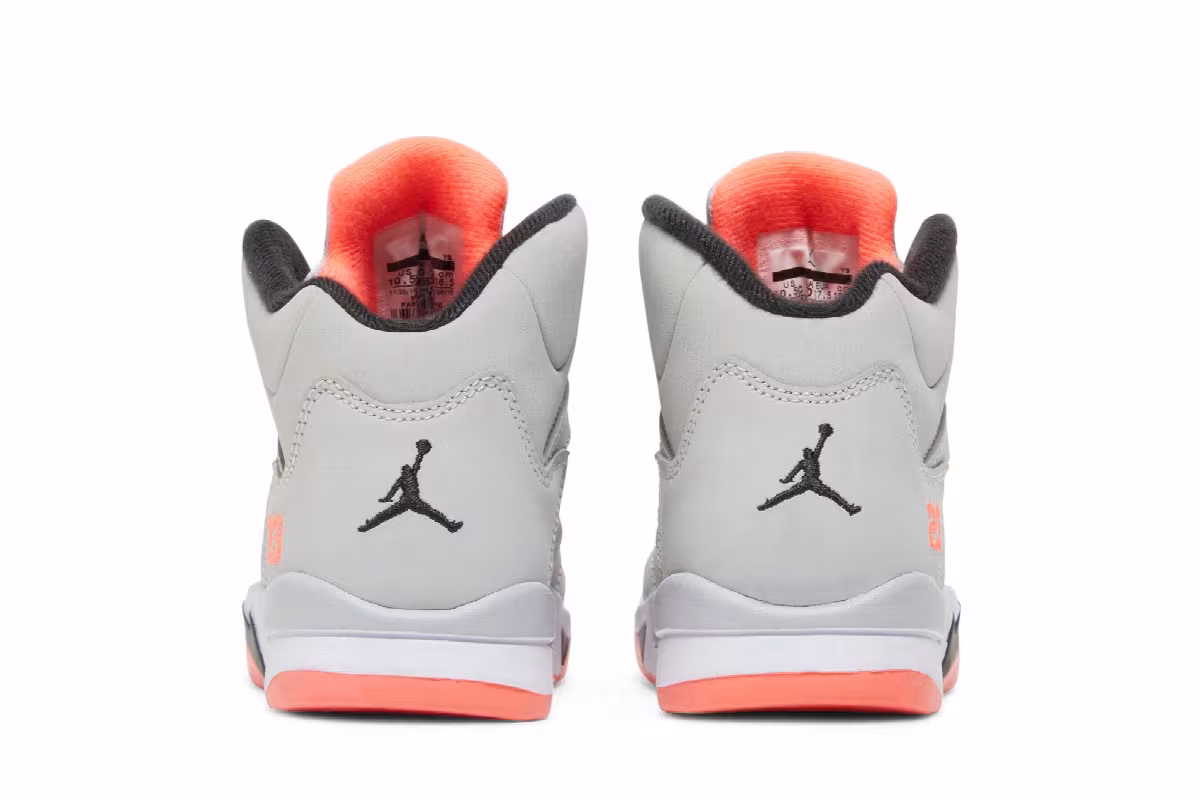 Air Jordan 5 PS Wolf Grey Hot Lava, view 7