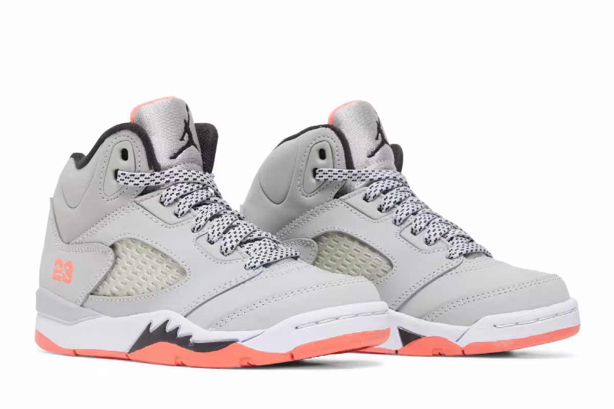 Air Jordan 5 PS Wolf Grey Hot Lava, view 9
