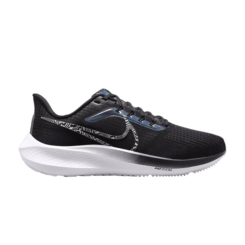 Nike Women's Air Zoom Pegasus 39 Black Zebra Iridescent