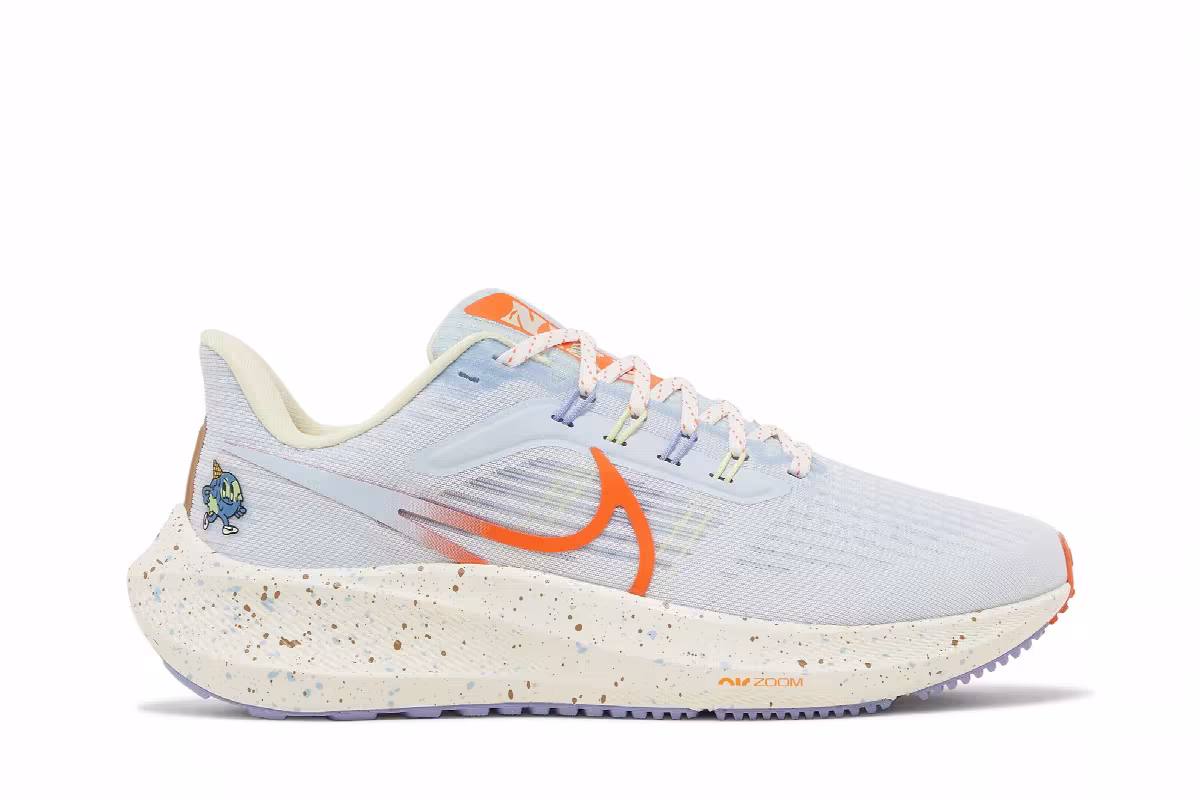 Nike Women's Air Zoom Pegasus 39 Light Thistle Safety Orange, view 2