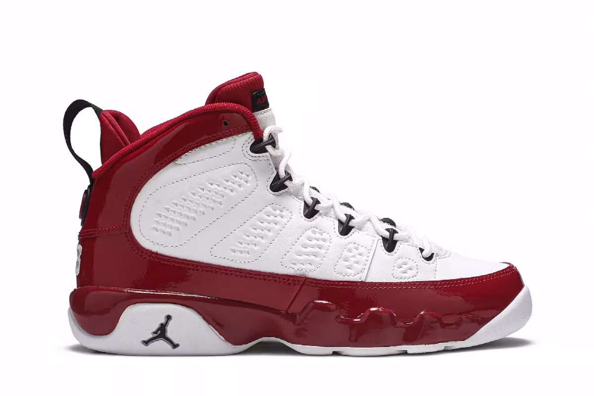 Air Jordan 9 BG Gym Red, view 2