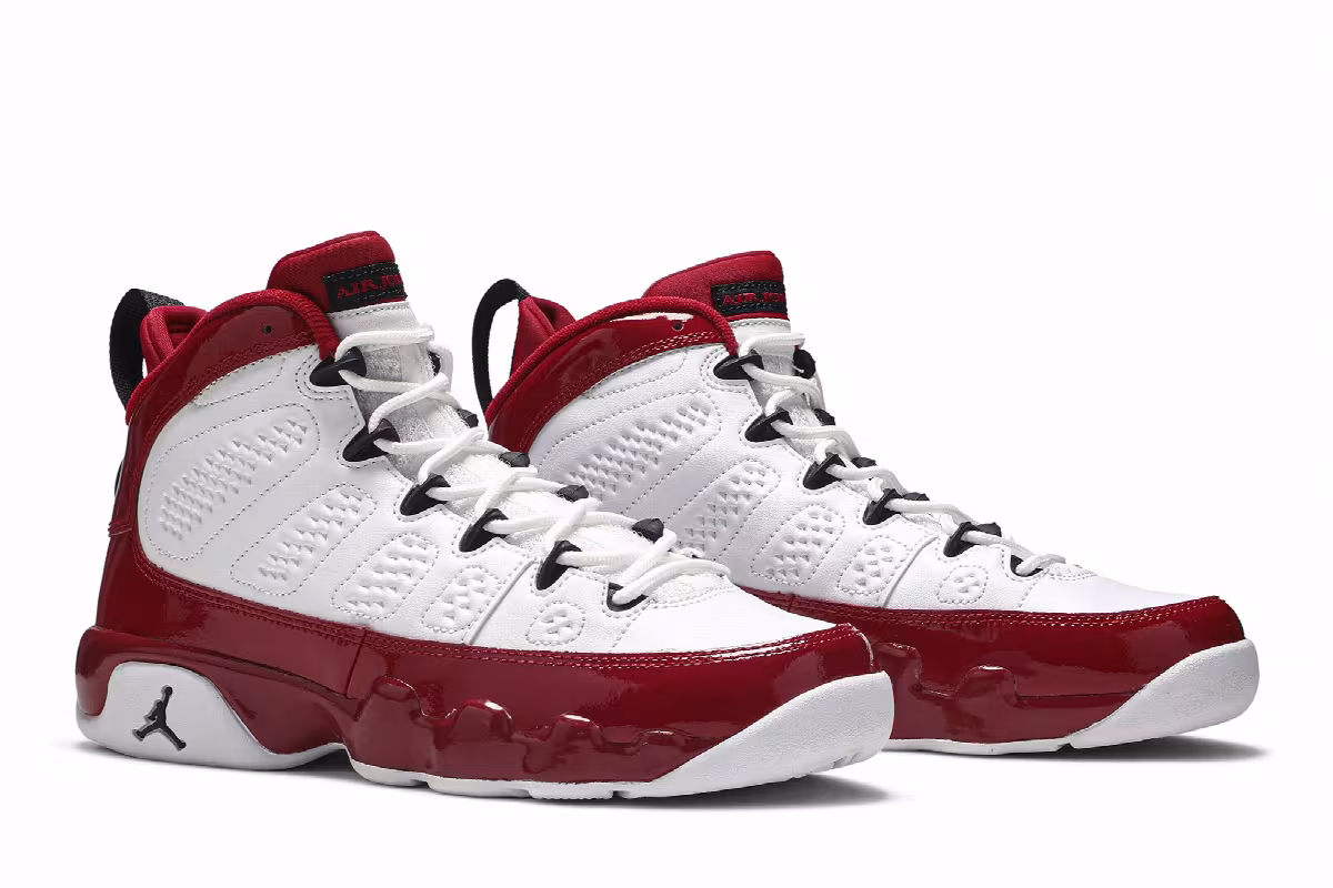 Air Jordan 9 BG Gym Red, view 9