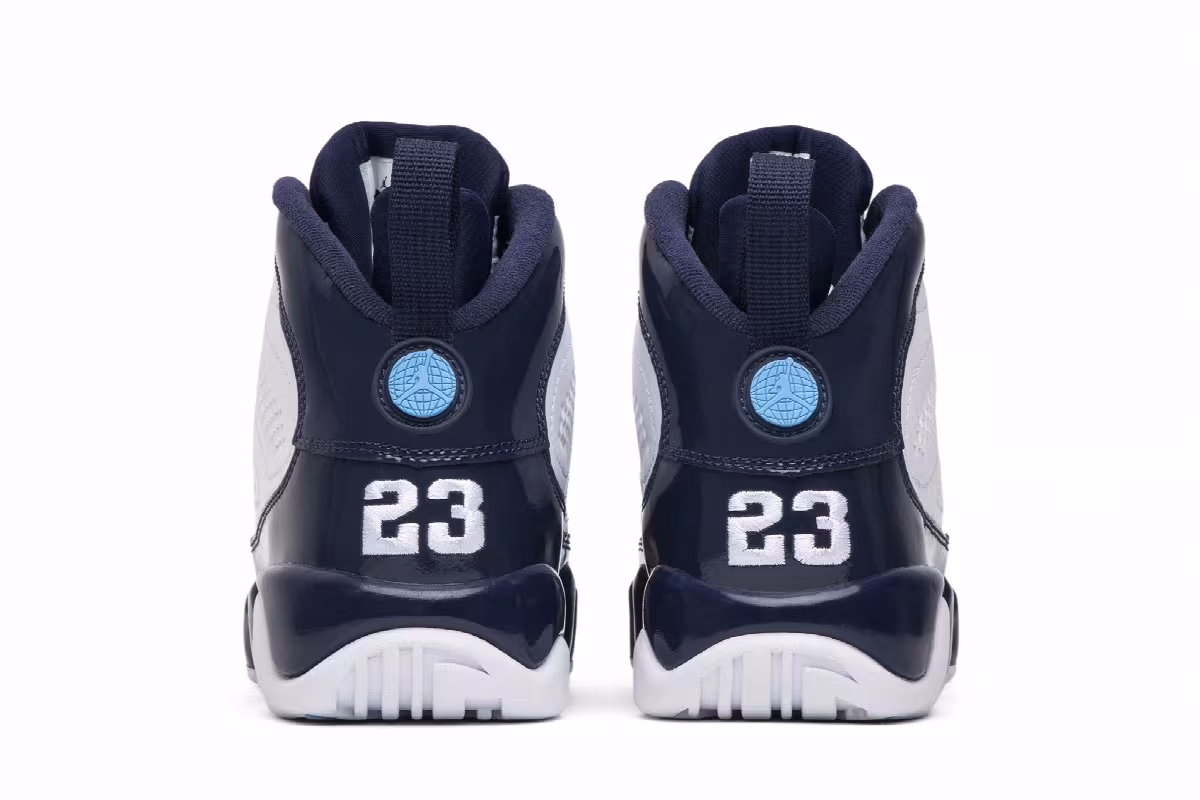 Air Jordan 9 GS UNC, view 7