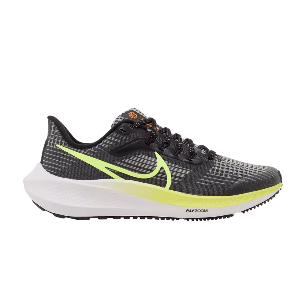 Nike Air Zoom Pegasus 39 GS Black Barely Volt
