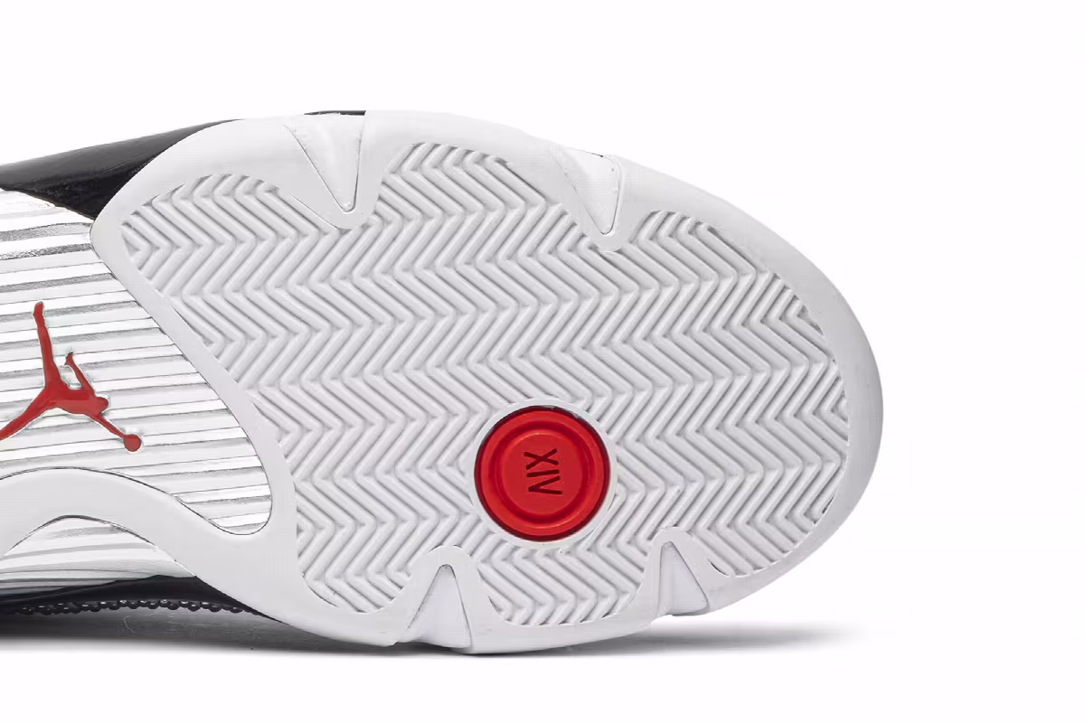 Supreme x Air Jordan 14 White, view 6