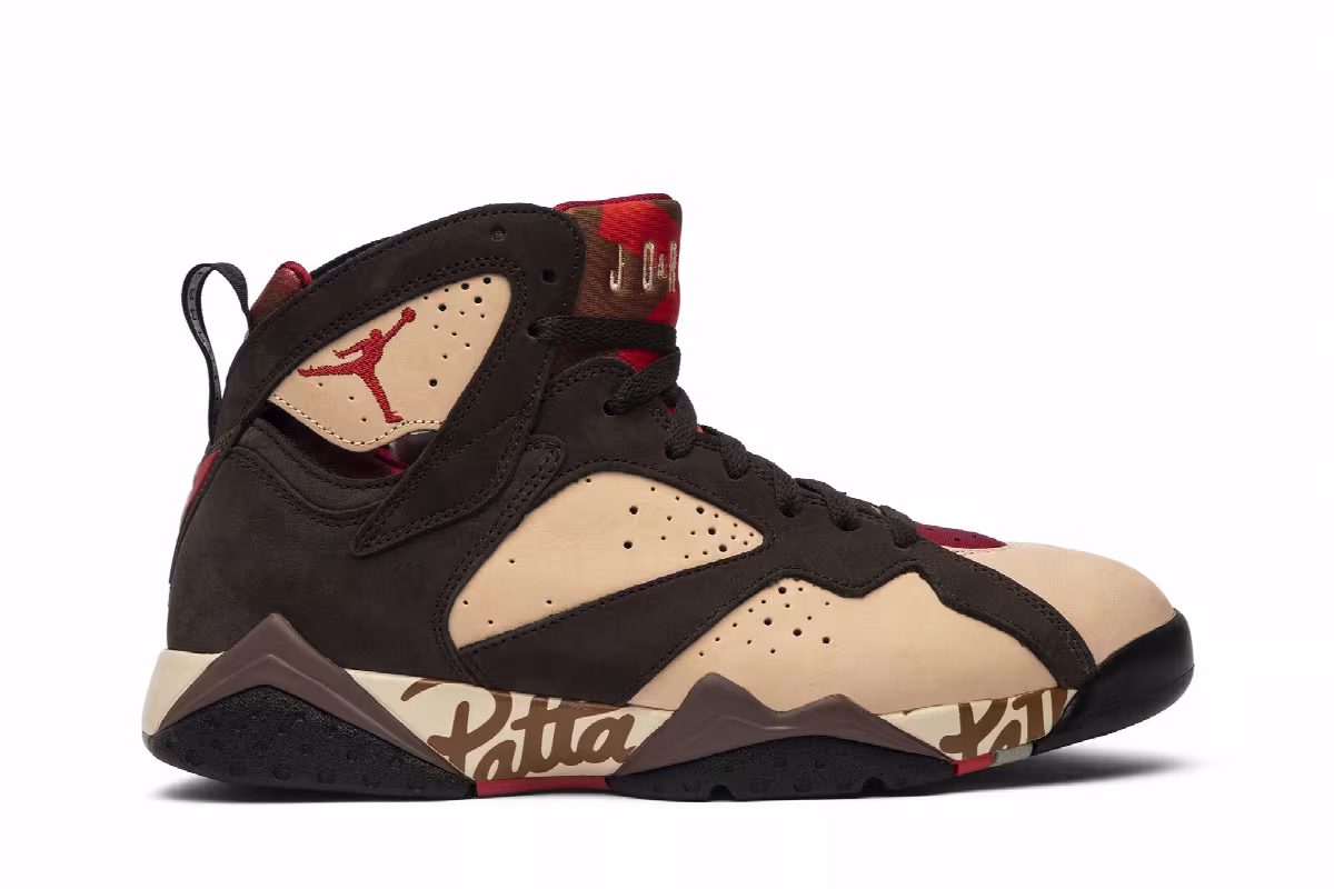Patta x Air Jordan 7 OG SP Shimmer, view 2