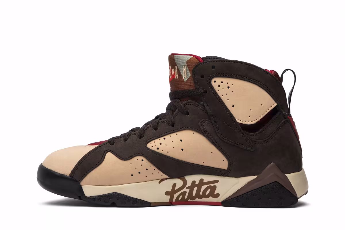 Patta x Air Jordan 7 OG SP Shimmer, view 4