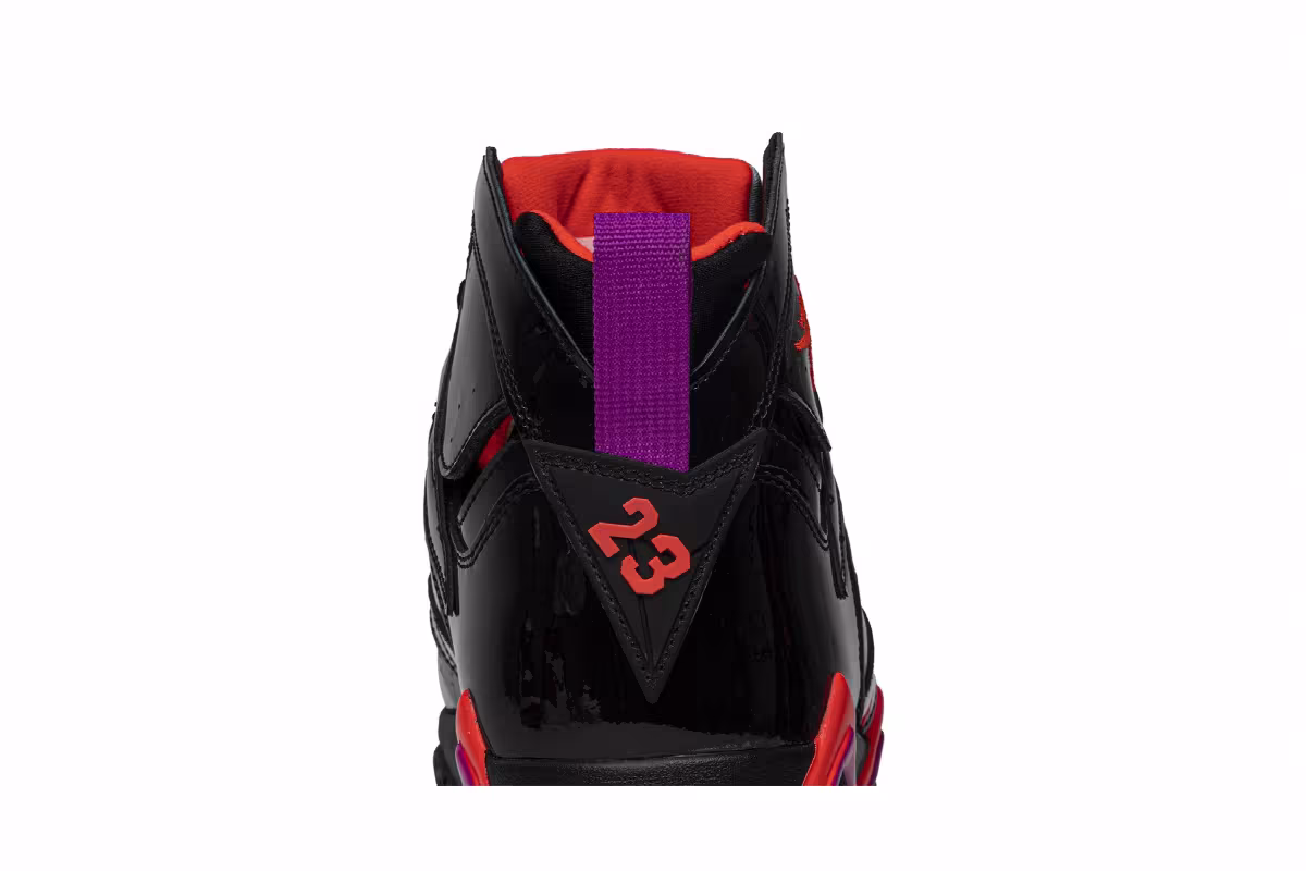 Women's Air Jordan 7 Black Gloss, view 8