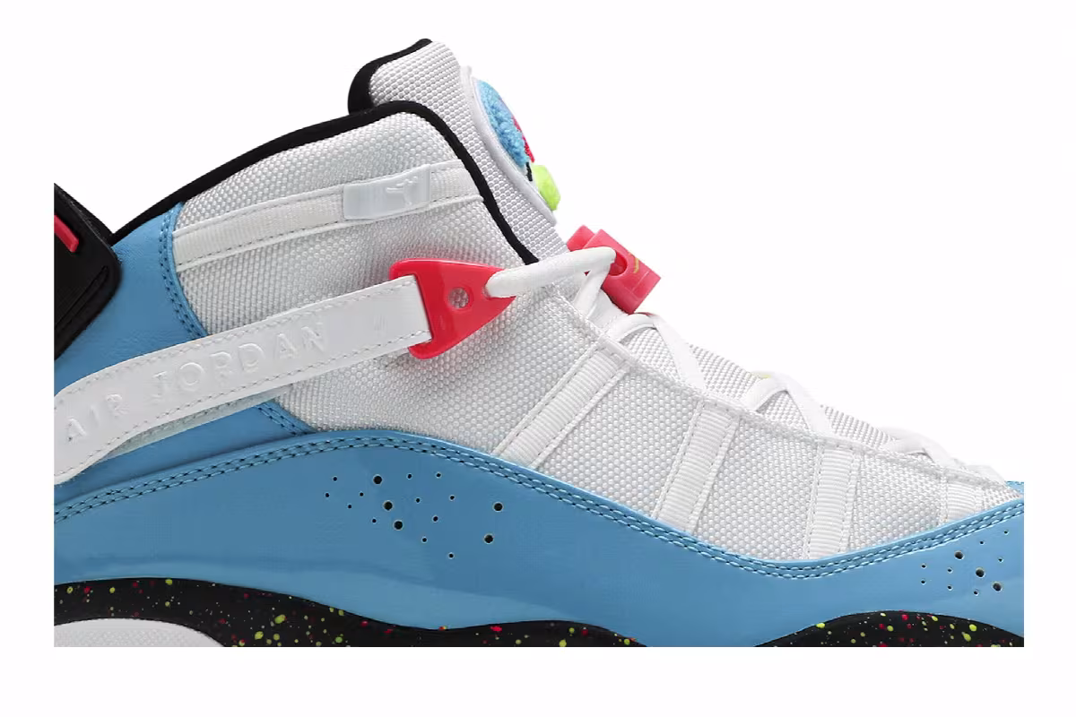 Air Jordan 6 Rings Blue Fury Cyber Pink, view 3
