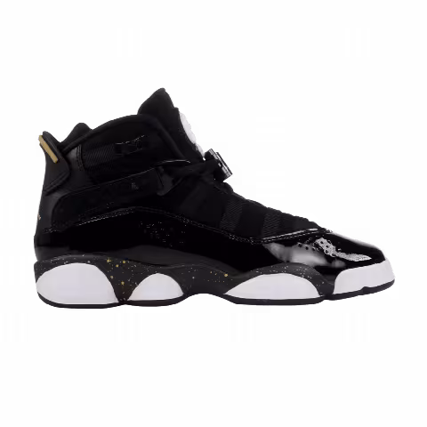Air Jordan 6 Rings GS 'Black Metallic Gold'