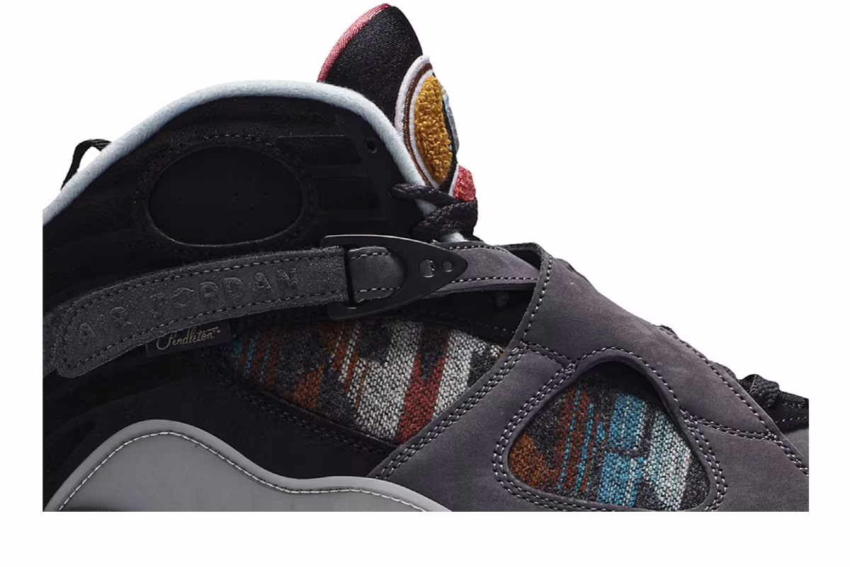 Air Jordan 8 SP N7 Pendleton, view 3