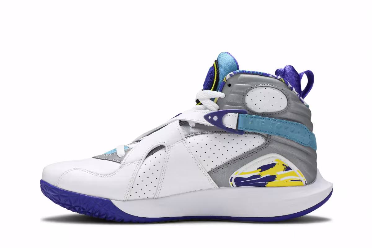 NikeCourt Air Zoom Zero x Women's Air Jordan 8 Aqua, view 4