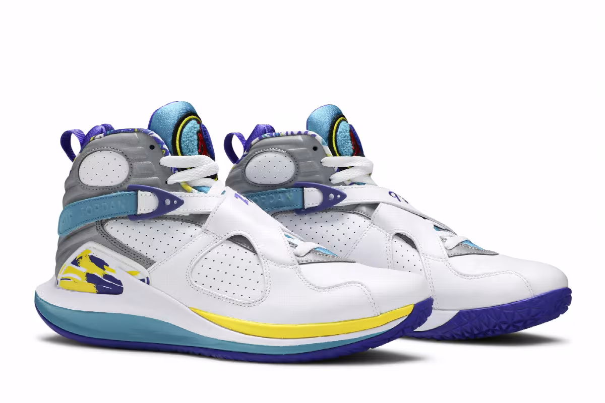 NikeCourt Air Zoom Zero x Women's Air Jordan 8 Aqua, view 9