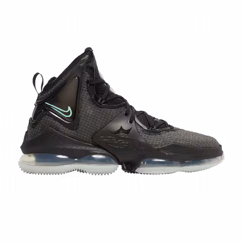 Nike LeBron 19 'Black Green Glow'