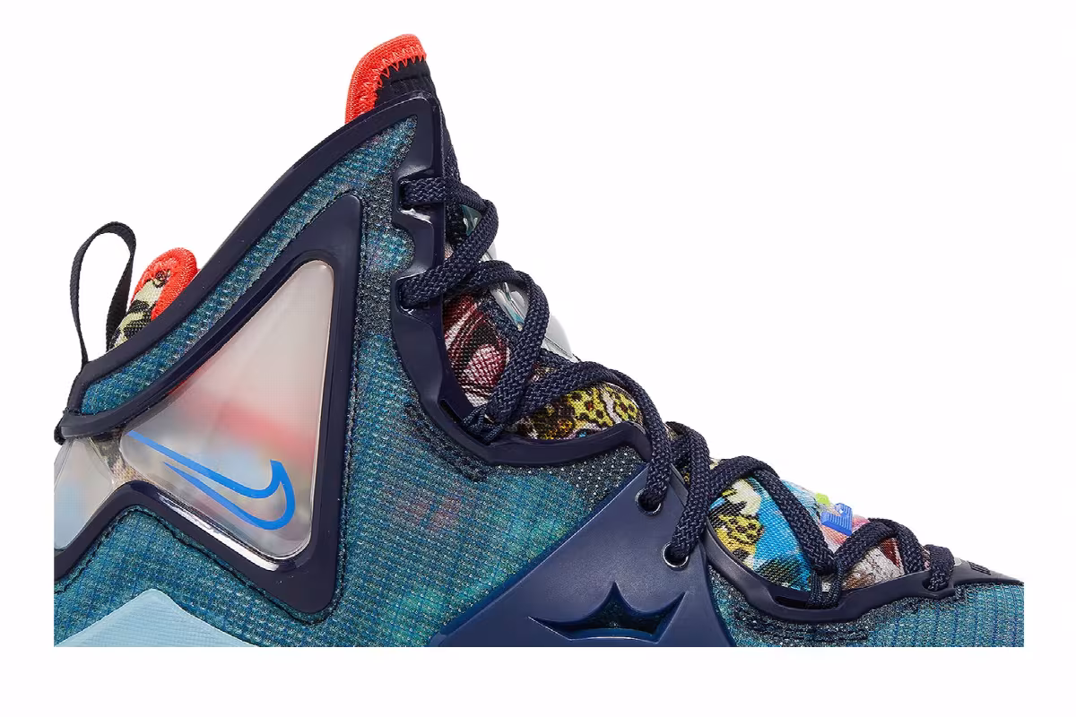 Nike LeBron 19 Fast Food - Dutch Blue, view 3