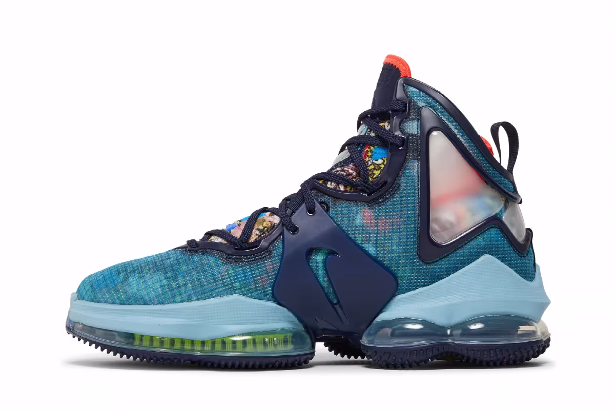 Nike LeBron 19 Fast Food - Dutch Blue, view 4