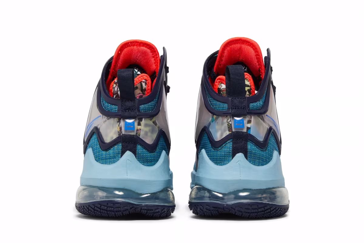 Nike LeBron 19 Fast Food - Dutch Blue, view 7