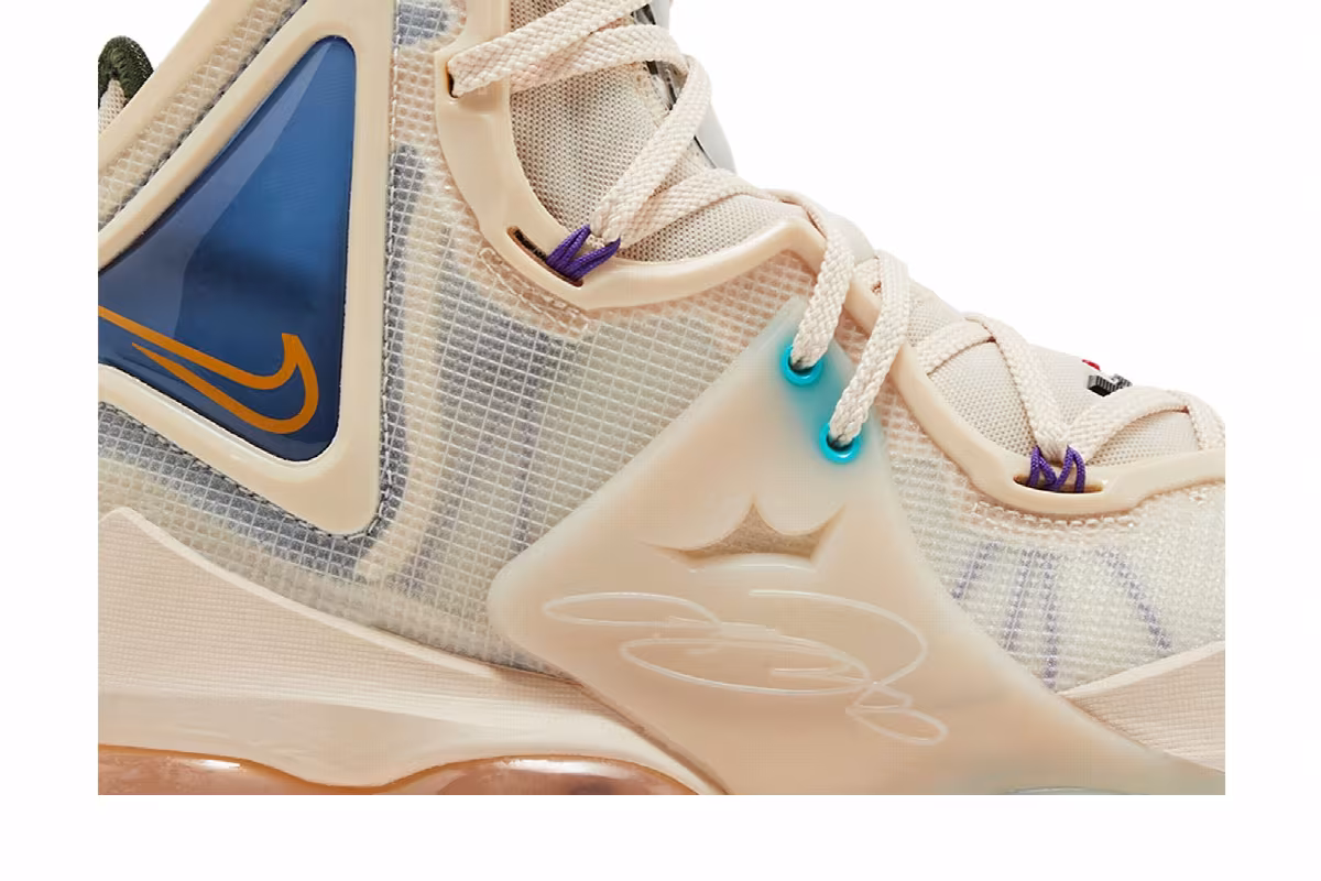 Nike LeBron 19 EP MPLS Lakers, view 3
