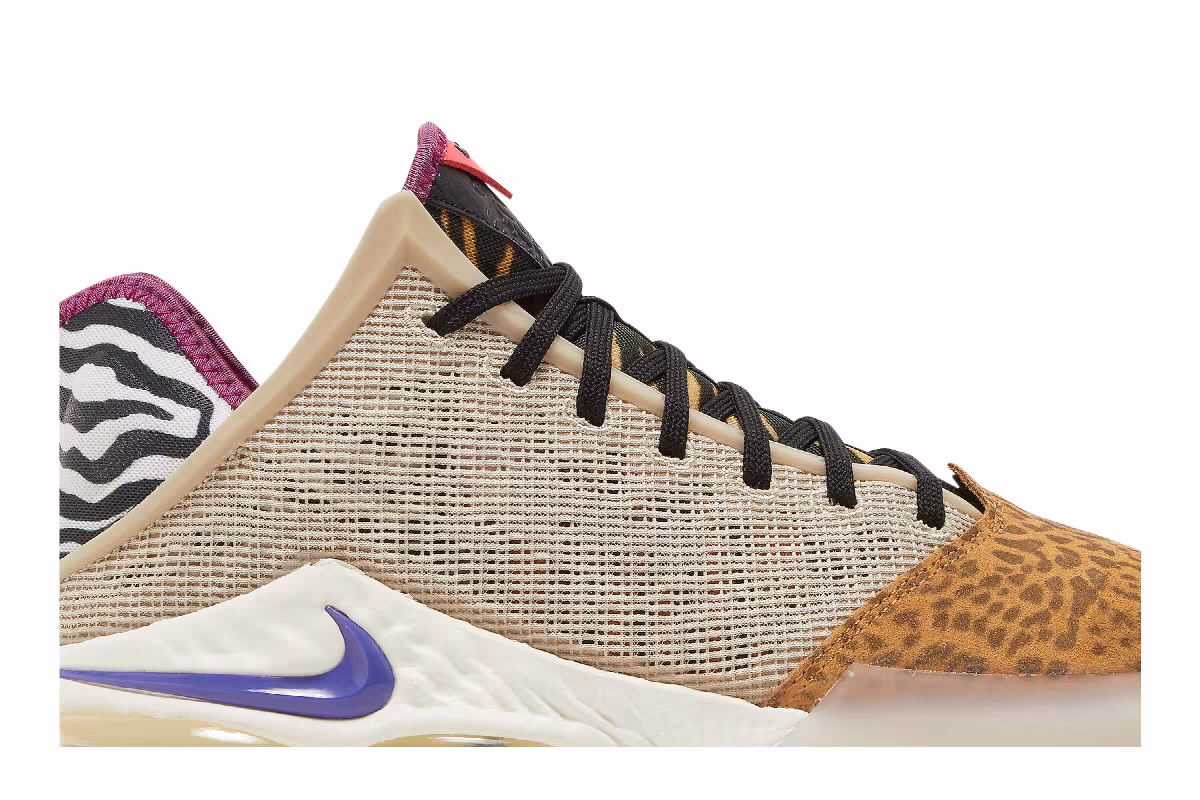 Nike LeBron 19 Low Safari, view 3