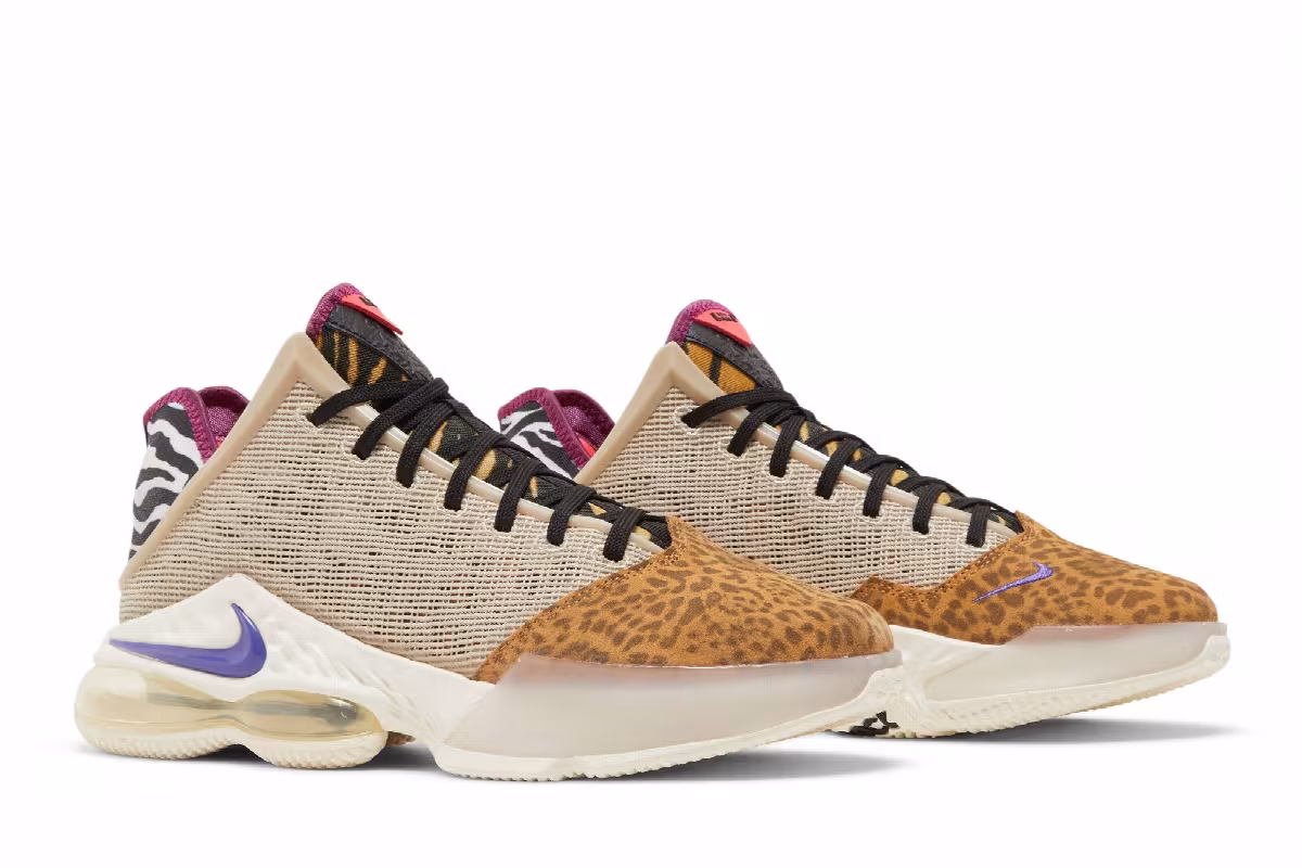 Nike LeBron 19 Low Safari, view 9
