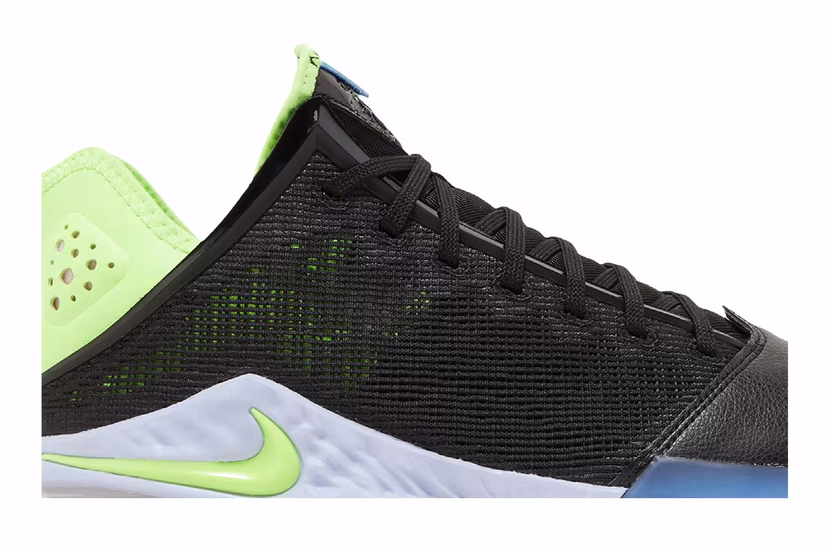 Nike LeBron 19 Low Ghost Green, view 3